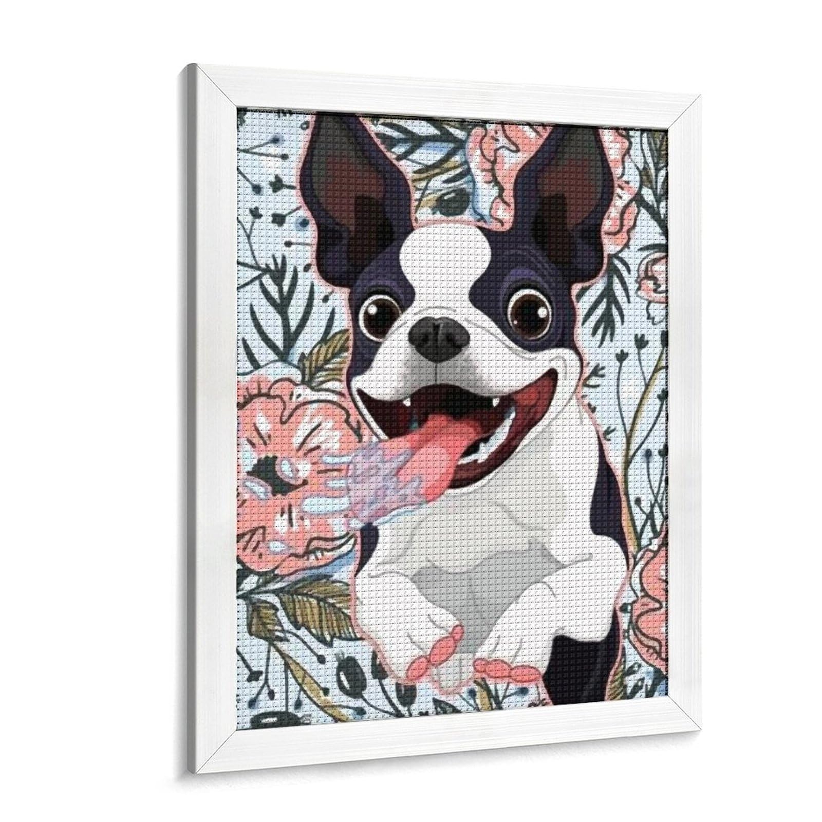 Amazon.co.jp: ダイヤモンドアート 可愛い ボストンテリア犬 キット